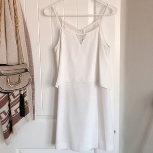 Macy’s bar iii White Midi Dress